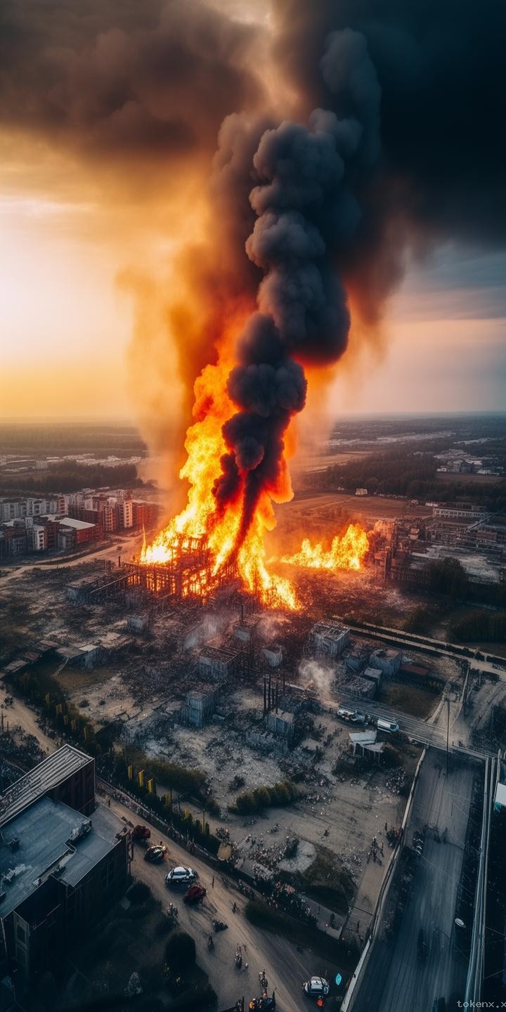 **航拍视角下的危机启示：山东化工厂爆炸与创新的应急响应策略✨**